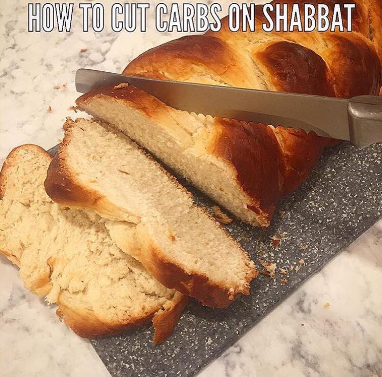Cutting carbs on Shabbat